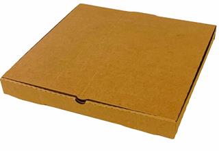 Pizzakartong Wellpapp 30x30x3,5cm brun